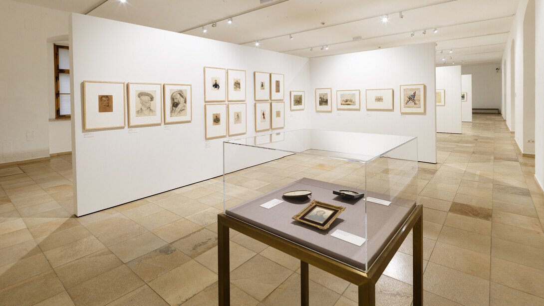 Graphic treasures, from the Kastner collection, exhibition view. Courtesy of Schlossmuseum Linz