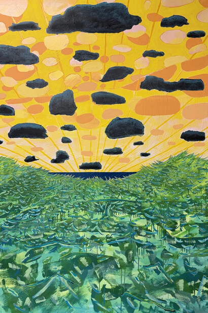 Sue McNally, Water way out (detail), 2026. Courtesy of Gallery Naga