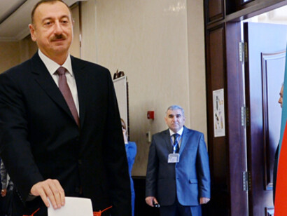 Il presidente azero Ilham Aliyev
