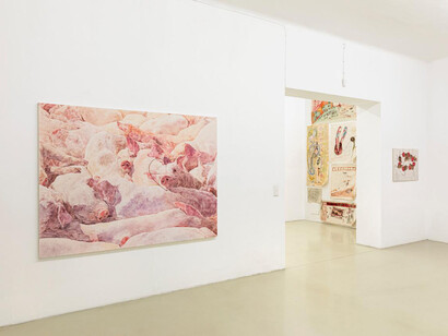 Various artists, A delicate matter, exhibition view. Courtesy of Galerie Krinzinger