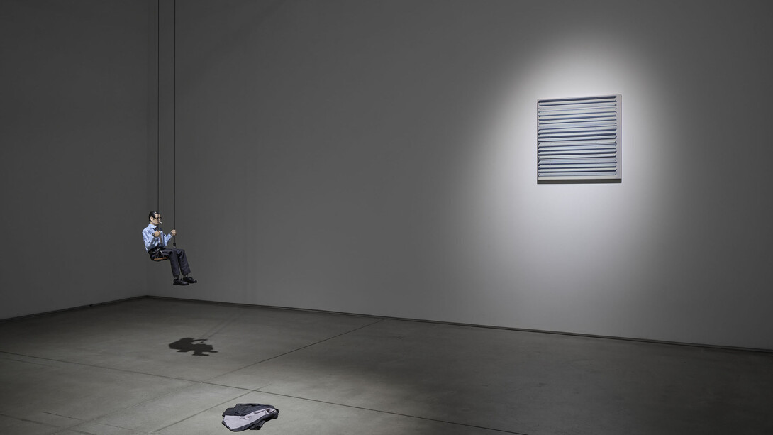 Kevin Reinhardt, 7, exhibition view. Courtesy of Marc Selwyn Fine Art