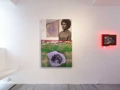 Brook Andrew, Exhibition view. Courtesy of galerie Nathalie Obadia