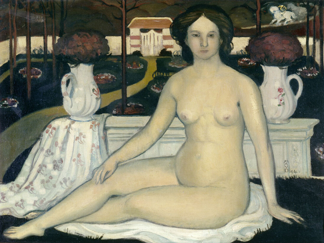 Maurice Denis (1870-1943), La Dame au jardin clos, 1894, Huile sur toile, Paris, Musée d’Orsay © ADAGP, Paris, 2012 © Musée d’Orsay (dist. RMN) / Patrice Schmidt