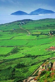 Los verdes paisajes de Irlanda