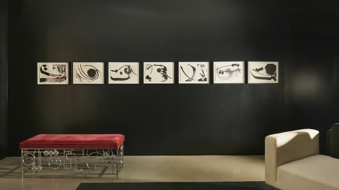 Installation View, Aamir Khandwala, One Breath. Courtesy of Cristina Grajales Gallery