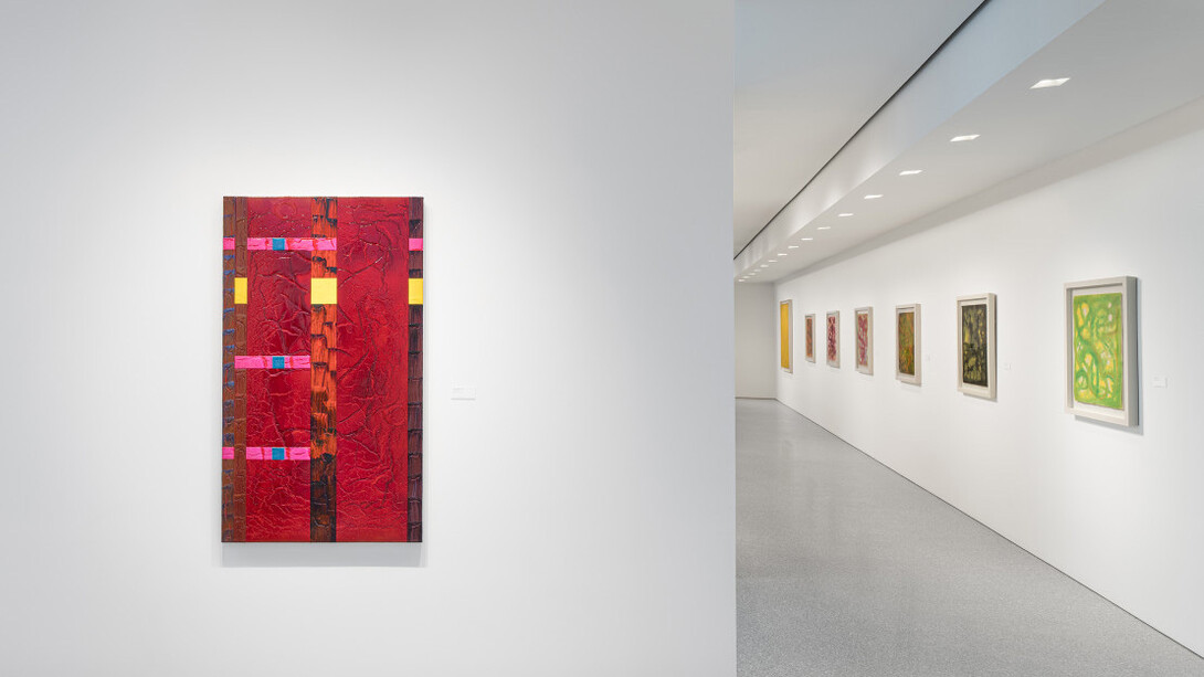 William T. Williams, Word of eye, exhibition view. Courtesy of Michael Rosenfeld Gallery