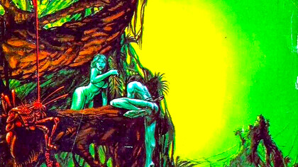 Detalle de la cubierta de la novela «Invernadero» Eddie Jones (1971)