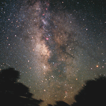 The Milky Way and Sagittarius constellation