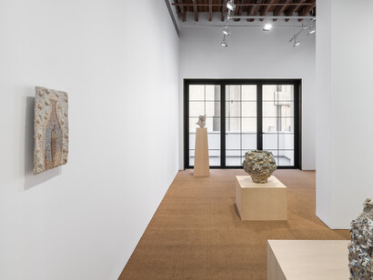 Masaomi Yasunaga, Treading the Earth, exhibition view. Courtesy of Lisson Gallery