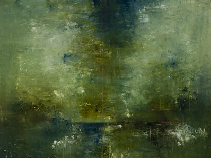 Peter Burega, Moss March, no. 3, 2024. Courtesy of LewAllen Galleries 