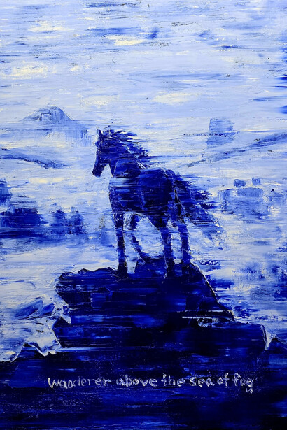 Seok-Young Kim, Wanderer. Courtesy of Kate Oh Gallery 