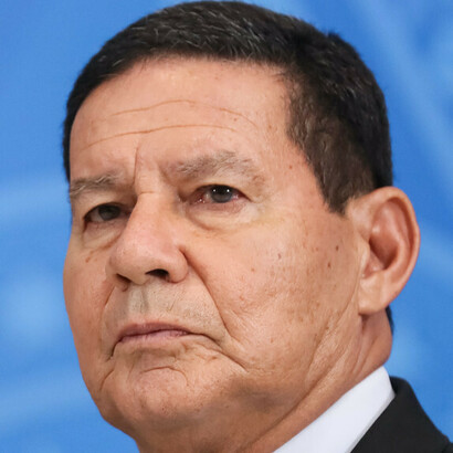 Hamilton Mourão, vicepresidente de Brasil