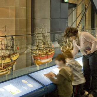 First Fleet Ships. Courtesy of Sydney Living Museums