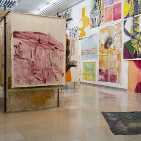 Vivian Suter, Disco, exhibition view. Courtesy of Carré d’Art