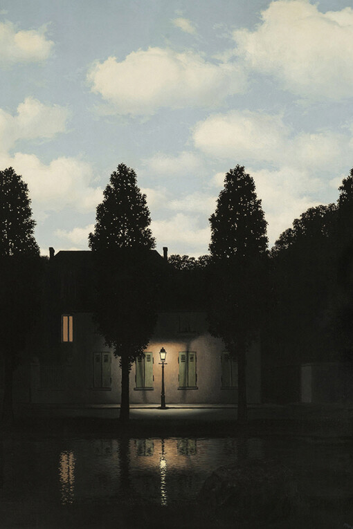 René Magritte, L'Empire des lumières, 1954. Courtoisie du Centre Pompidou
