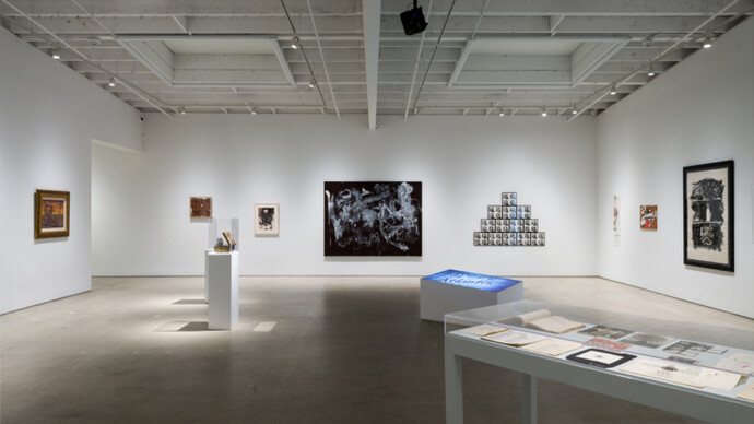 Various artists, Dictation from the other side, exhibition view. Courtesy of Karma Gallery