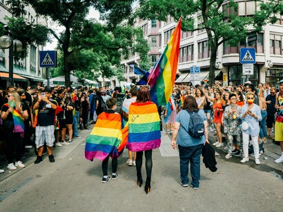 Pride march and protests taking place in Stuttgart, Germany, highlighting the city's vibrant LGBTQ+ activism and commitment to equality