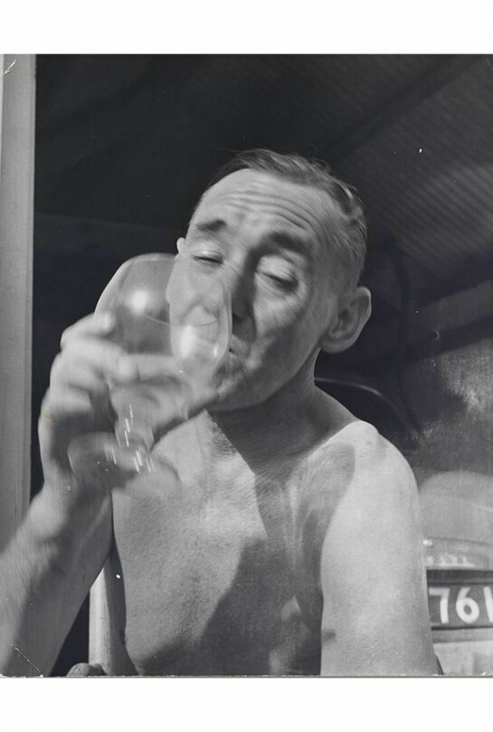 John Deakin, Deakin Drinking, 1960s, Courtesy Robin Muir