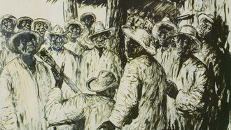 De la serie «Dibujos de negros» (1938) de Alfonso Daniel R. Castelao
