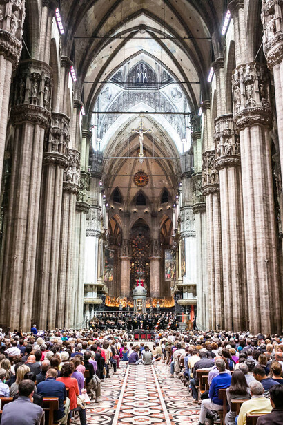Concerto nel Duomo di Milano. Ph Andrea Mariello