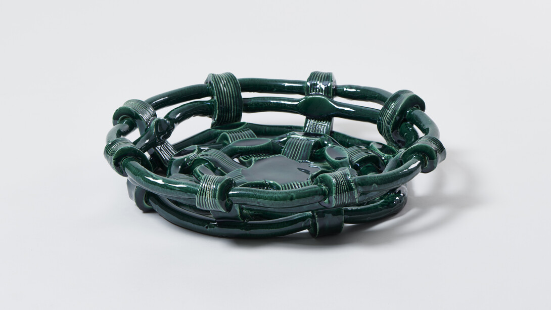 Mai-Thu Perret
Shattered and shimmering, the moon in the water,
2020
Glazed ceramic
12 x 53 x 53 cm (4 3/4 x 20 7/8 x 20 7/8 in.)
