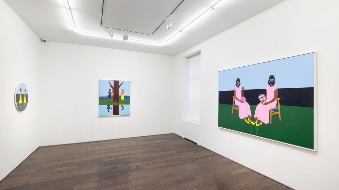 Dennis Osadebe, Forcing connections, exhibition view. Courtesy of Ceysson and Bénétière