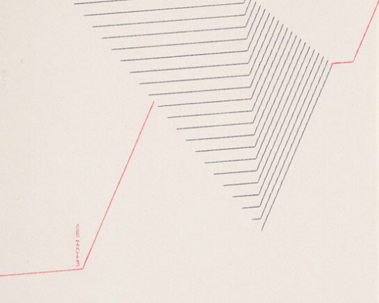 Dom Sylvester Houédard, from the truer world of the other (dsh 720113), 1972.
Typewriting on paper, 13 x 8 inches.
Collection Pérez Art Museum Miami, acquired from The Sackner Archive of Concrete and Visual Poetry, with support from the John S. and James L. Knight Foundation