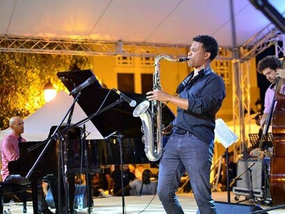 David Sanchez de Puerto Rico en el Dominican Republic Jazz Festival. Foto: Cortesía del Dominica Republic Jazz Festival