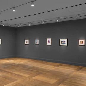 Sophie Taeuber-Arp, La règle des courbes, vue de l'exposition. Avec l'aimable autorisation de la Galerie Hauser et Wirth