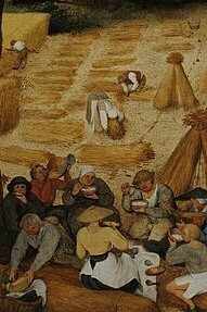 "Los cosechadores", óleo sobre madera, Pieter Brueghel, 1565