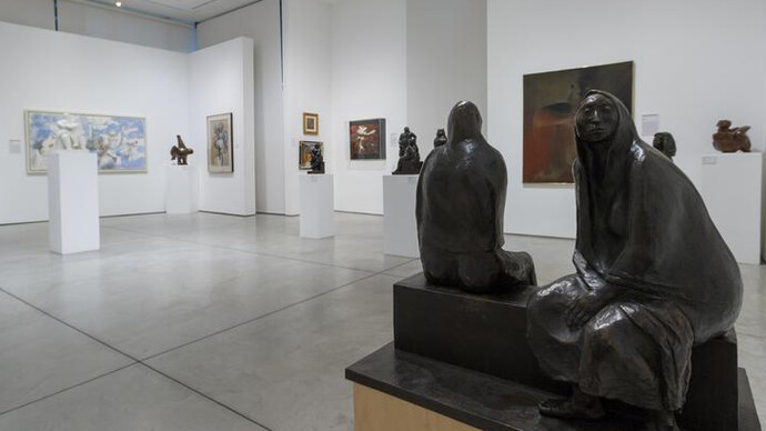 Latin American Art, Exhibition view. Courtesy of Heather James Fine Art