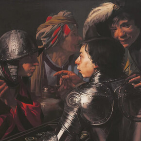Hendrick ter Brugghen, The backgammon players (detail). Courtesy of the Arp Museum
