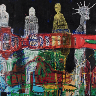 Aboudia. Courtesy of Jack Bell Gallery