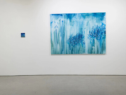 Pedro Varela, Vertido, vista da exposição. Cortesia da Galeria Murilo Castro