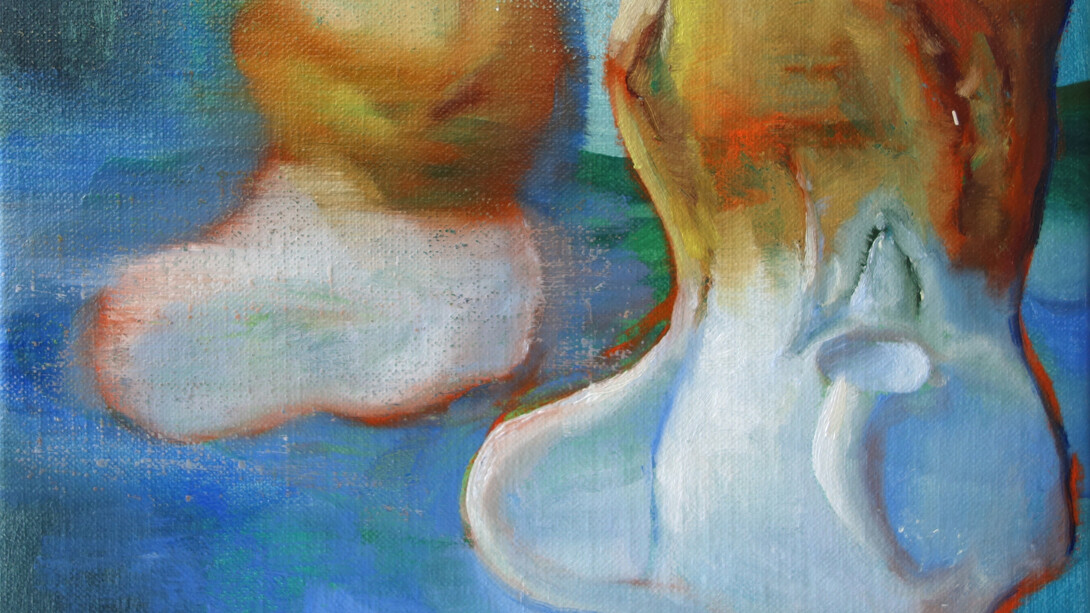 Maude Maris
Muridé, 2021
Oil on canvas
8 21/32 x 6 5/16 in
(22 x 16 cm)