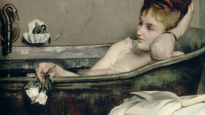 Alfred Stevens, Il bagno, 1873-1874. Olio su tela, 73,5 x 92,8 cm. Parigi, Musée d’Orsay © René-Gabriel Ojéda / RMN-Réunion des Musées Nationaux/ distr. Alinari