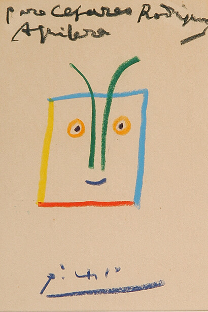 Picasso Self-Portrait, undated, Courtesy of Cesareo Rodríguez-Aguilera Foundation/ Copyright the artist 