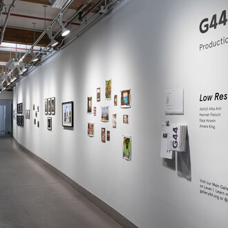 Various artists, Low res 2025, exhibition view. Courtesy of Gallery 44