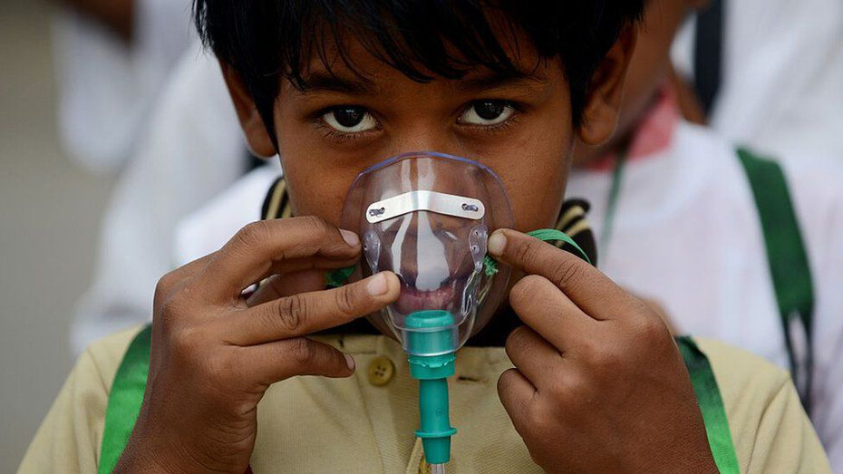 Breathing clean air: climate change impacts negatively on social and environmental determinants of health, such as air quality