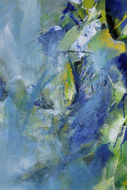 «El Beso #1», 2013, acrilico sobre tela 