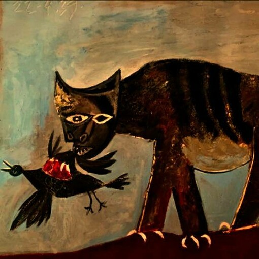 Pablo Picasso "Cat Catching a Bird" (1939)