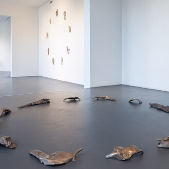 Tiina Raitanen, Pending, exhibition view. Courtesy of Galleria Sculptor