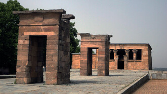 Foto del Templo de Debod, Madrid, España. Colección Jorge M. González