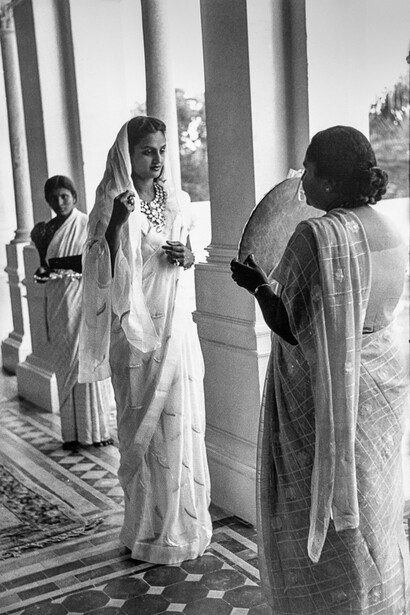 Maharani Sita Devi of Baroda (1948) by Henri Cartier-Bresson © tasveerjournal.com