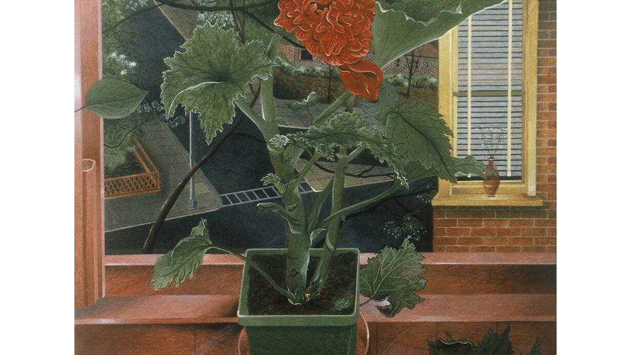 Robert Paul Saphier, Willing Subject, Tempera on Panel, 18" x 17"