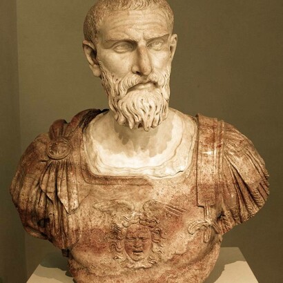 Ritratto di Pompeiano, generale e genero di Marco Aurelio, circa 170-180 d.C