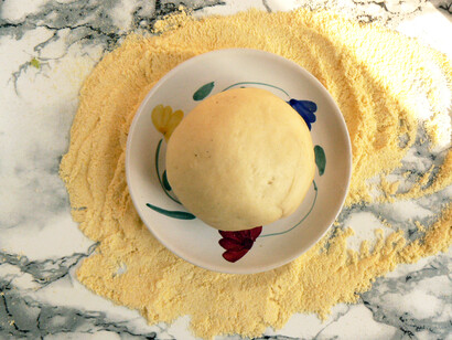 L'impasto della sfoglia senza uova