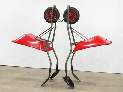 Marepe, A Coruja, 2012, Wheelbarrow, 50 x 39 3/8 x 28.94 inches (127 x 100 x 73.5 cm)