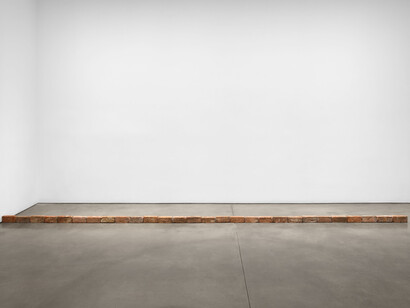 Carl Andre, exhibition view. Courtesy of Paula Cooper Gallery