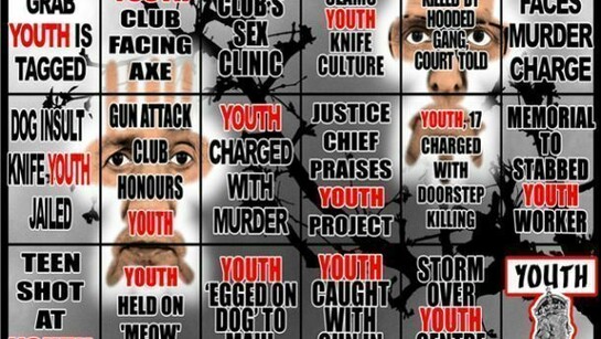 Gilbert & George, Youth, London Pictures. May 2012 at Galleria Alfonso Artiaco, Naples.